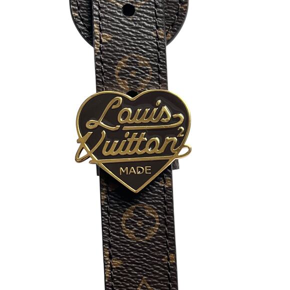 Louis Vuitton Duck Bag Nigo Monogram Crossbody Rare LV Gold Canvas Clutch Purse - Picture 11 of 16